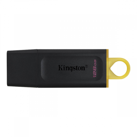 Memorie USB 3.2 Kingston Data Traveler Exodia, 128gb, cu capac si inel breloc, neagra [2]