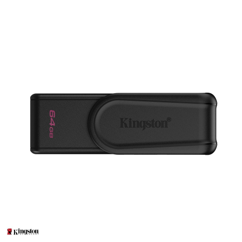 Medii de stocare - Memorie USB 64 GB Kingston DataTraveler Exodia S, USB 3.2, negru