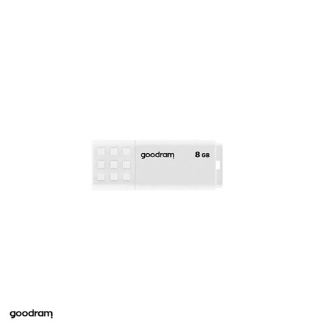 Memorie 8 Gb - Memorie USB 8 GB GoodRAM UME2, USB 2.0, viteza citire 20 MB/s, USB-A, alb