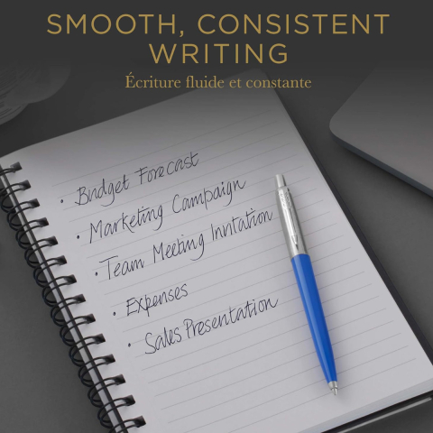 Mina Originala Parker QuinkFlow, 0.8mm, pentru Scriere Fara Intreruperi, Uz Profesional si Personal, cu Varf din Carbura de Tungsten [3]