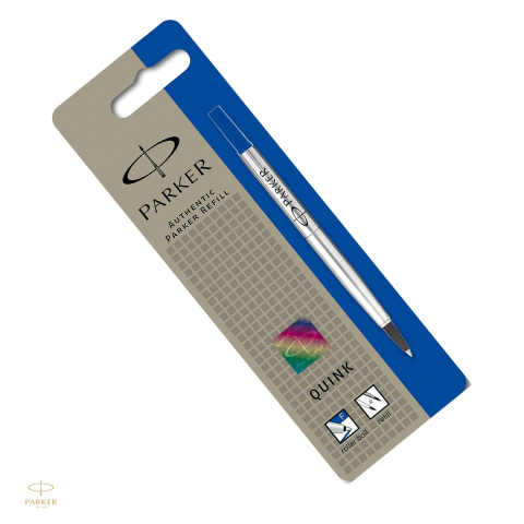 Birotica papetarie - Mina pentru roller Parker, varf F 0.5 mm, cerneala albastra