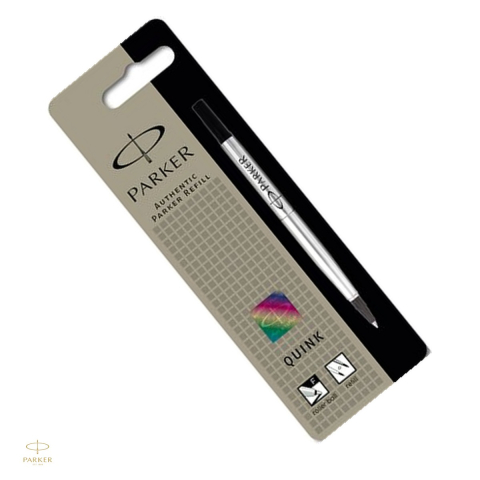 Birotica papetarie - Mina pentru roller Parker, varf F 0.5 mm, cerneala neagra