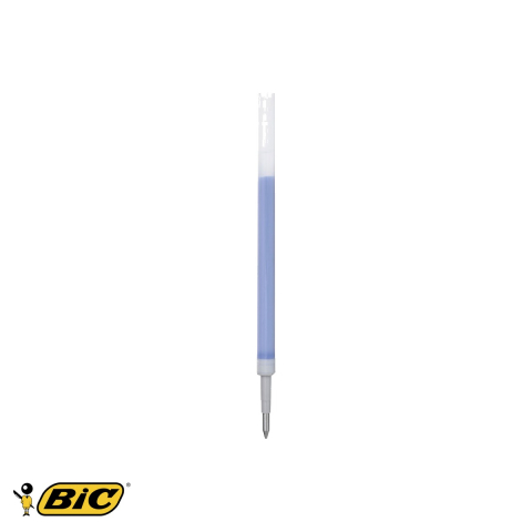Birotica papetarie - Mina roller Bic Gel-Ocity Illusion 0.7 mm, cerneala albastra care se poate sterge, pentru roller cu gel