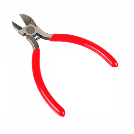 Clesti - Mini cleste taiere laterala, cu arc, Xtreme 00548, 125mm, rosu