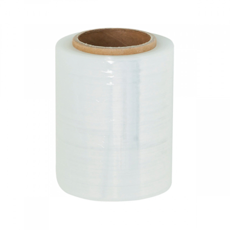 Folie ambalare - Mini rola 245g folie stretch elastica, 10 cm latime, lungime 150 m, PR-9340-W, pentru ambalare, transparenta