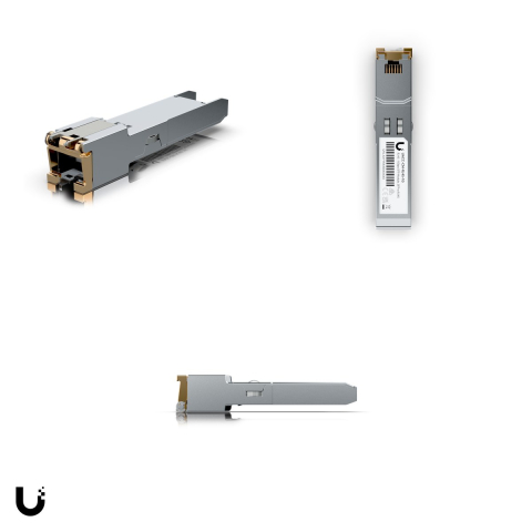 Modul SFP la RJ45 Ubiquiti UniFi UACC-CM-RJ45-1G, cupru, 10/100/1000 Mbps, distanta pana la 100 m, bucata, UACC-CM-RJ45-1G [3]