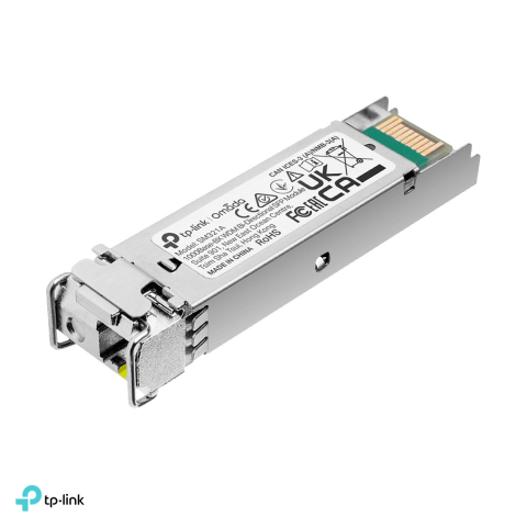 Accesorii retea - Modul SFP WDM bidirectional TP-Link Omada SM321A, 1000Base-BX, single-mode, TX 1550 nm / RX 1310 nm, LC simplex, 20 km, SM321A