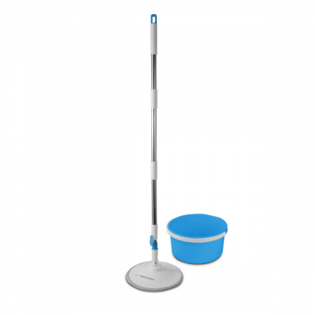 Galeti si set-uri cu mop - Set mop rotativ Esperanza Spin Mop, cu galeata si storcator, rotire 360 grade, diametru mop 25.5 cm