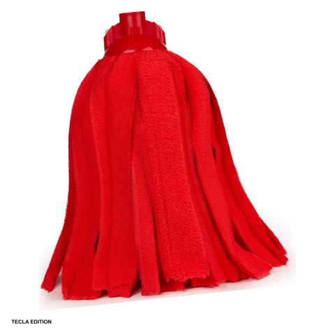 Mop-uri si rezerve mop - Mop din microfibra 160 g, putere mare de absorbtie, foarte rezistent, pentru curatarea tuturor tipurilor de suprafete, rosu