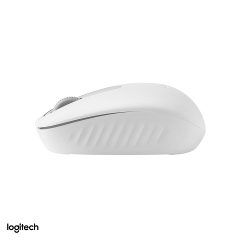Mouse Bluetooth Logitech M196, fara receptor, senzor optic 1000 DPI, 3 butoane, raza de lucru 10 m, 1 baterie AA, ambidextru, alb-crem, 910-007460 [4]