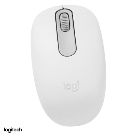 Accesorii IT - Mouse Bluetooth Logitech M196, fara receptor, senzor optic 1000 DPI, 3 butoane, raza de lucru 10 m, 1 baterie AA, ambidextru, alb-crem, 910-007460