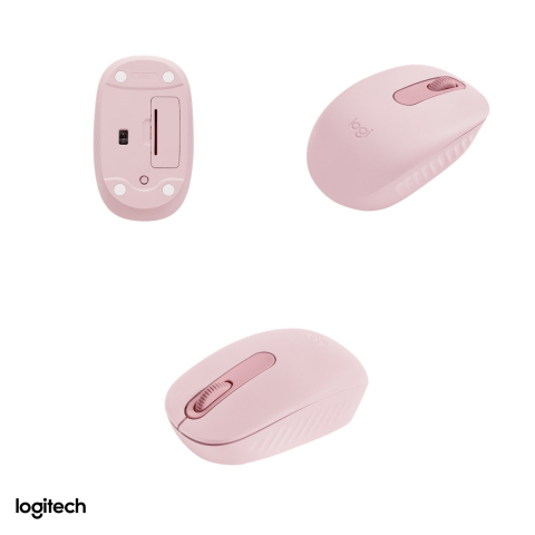 Mouse Bluetooth Logitech M196, fara receptor, senzor optic 1000 DPI, 3 butoane, raza de lucru 10 m, 1 baterie AA, ambidextru, roz, 910-007461 [3]