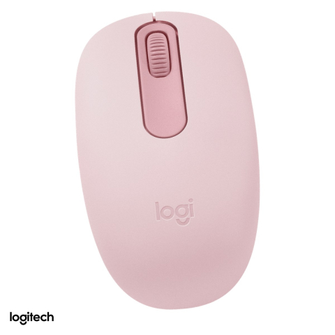 Accesorii IT - Mouse Bluetooth Logitech M196, fara receptor, senzor optic 1000 DPI, 3 butoane, raza de lucru 10 m, 1 baterie AA, ambidextru, roz, 910-007461