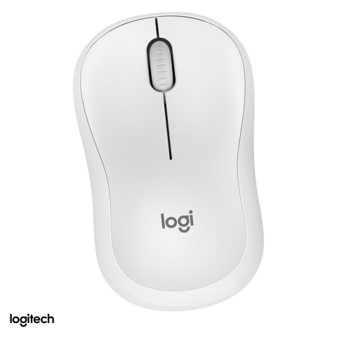 Accesorii IT - Mouse Bluetooth Logitech M240 Silent, clicuri silentioase SilentTouch, senzor optic 400-4000 DPI, 3 butoane, raza de lucru 10 m, 1 baterie AA, ambidextru, alb-crem, 910-007120