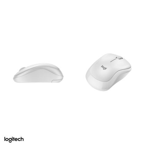 Mouse Bluetooth Logitech M240 Silent, clicuri silentioase SilentTouch, senzor optic 400-4000 DPI, 3 butoane, raza de lucru 10 m, 1 baterie AA, ambidextru, alb-crem, 910-007120 [3]