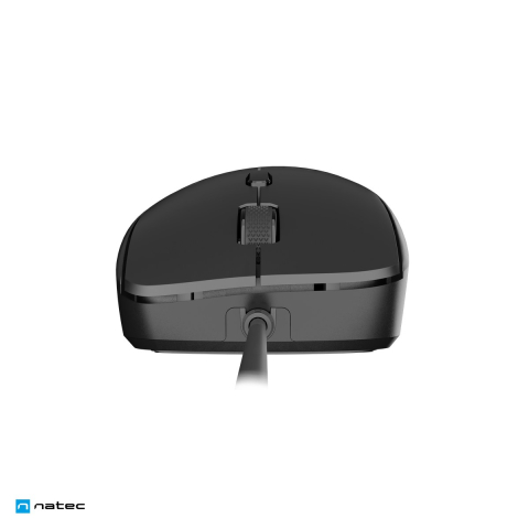 Mouse cu fir Natec Hawk 2, senzor laser 800-2400 DPI, cablu USB 180 cm, 4 butoane, merge si pe sticla mata, negru, NMY-2387 [5]