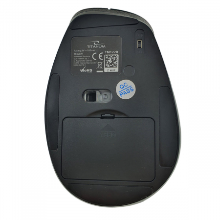 Mouse fara fir, 6D, Bluetooth v.5.0, Titanum Fornax 94658, 110 x 70 x 40 mm, 1600 DPI, rosu [3]