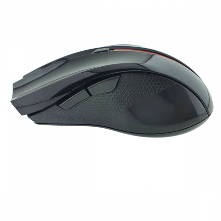 Mouse optic fara fir, 6D, Bluetooth v.5.0, Esperanza Virgo 94662, 120 x 70 x 40 mm, 1600 DPI, negru cu rosu [1]