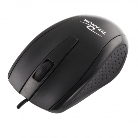 Mouse USB - Mouse optic prin cablu USB, Esperanza, Titanum, TM110K, Marlin 3D, 1000 DPI, Blister, negru