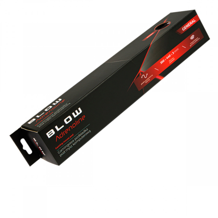Mouse pad Blow XL 11865, 350x440x3mm, negru cu rosu [3]