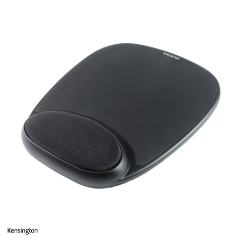 Birou & Ergonomie - Mouse pad Kensington cu suport pentru incheietura din gel, suprafata antiderapanta, negru