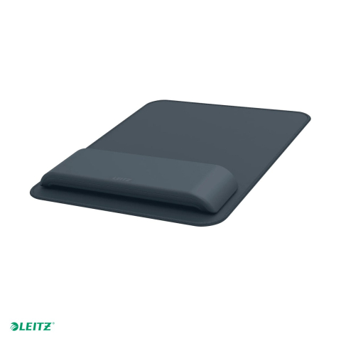 Birou & Ergonomie - Mouse pad Leitz Ergo cu suport pentru incheietura, 2 inaltimi, 200 x 24 x 260 mm, gri carbune