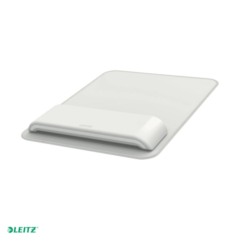 Birou & Ergonomie - Mouse pad Leitz Ergo cu suport pentru incheietura, 2 inaltimi, 200 x 24 x 260 mm, gri pastel