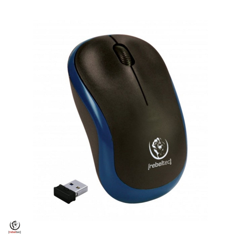Mouse wireless - Mouse Rebeltec optical BT Meteor, 1000 dpi, 3 butoane, raza 6 m, fara fir, Albastru