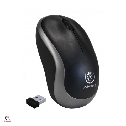 Mouse wireless - Mouse Rebeltec optical BT Meteor, 1000 dpi, 3 butoane, raza 6 m, fara fir, Argintiu
