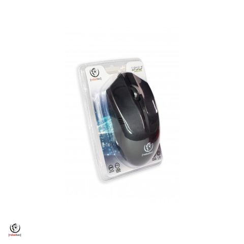 Mouse Rebeltec optical USB 1,8 m Wolf, 1000 dpi, 3 butoane, cablu 1.8m, Negru [4]