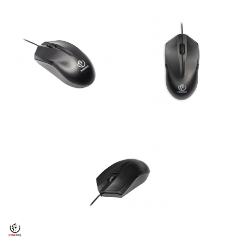 Mouse Rebeltec optical USB 1,8 m Wolf, 1000 dpi, 3 butoane, cablu 1.8m, Negru [3]