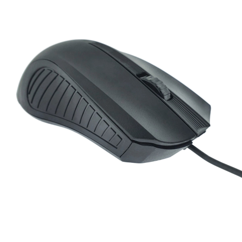 Mouse USB - Mouse USB Ergonomic 1200 DPI Cablu 130 cm Negru, dimensiuni 115 x 70 x 35 mm