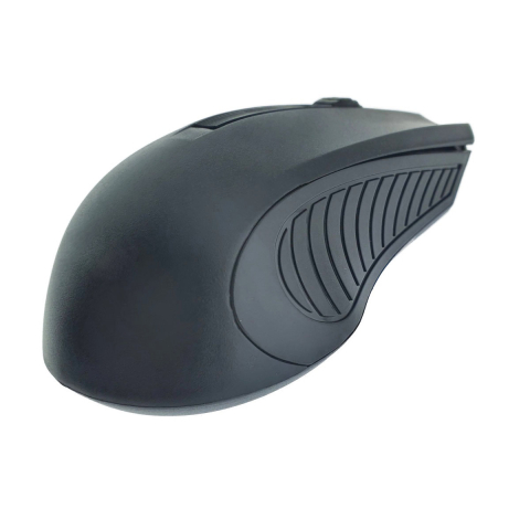 Mouse Wireless 1200 DPI Ergonomic Birou Laptop cu Receptor Nano Integrat, dimensiuni 115 x 70 x 35 mm, negru [5]