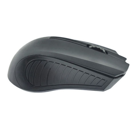 Mouse Wireless 1200 DPI Ergonomic Birou Laptop cu Receptor Nano Integrat, dimensiuni 115 x 70 x 35 mm, negru [1]