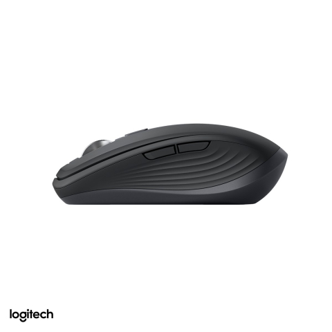 Mouse wireless compact Logitech MX Anywhere 3S, Bluetooth, senzor Darkfield pana la 8000 DPI, 6 butoane, rotita MagSpeed, clicuri silentioase, acumulator USB-C, gri grafit, 910-006929 [4]