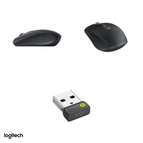 Mouse wireless compact Logitech MX Anywhere 3S for Business, receptor Logi Bolt si Bluetooth, senzor Darkfield 200-8000 DPI, 6 butoane, rotita MagSpeed, acumulator USB-C, grafit, 910-006958 [4]