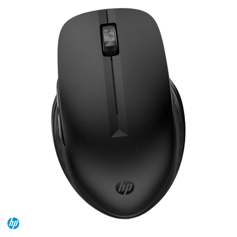 Accesorii IT - Mouse wireless HP 435 Multi-Device, receptor USB-A si Bluetooth, pana la 2 dispozitive, senzor 4000 DPI, 5 butoane, 1 baterie AA, negru, 3B4Q5UT