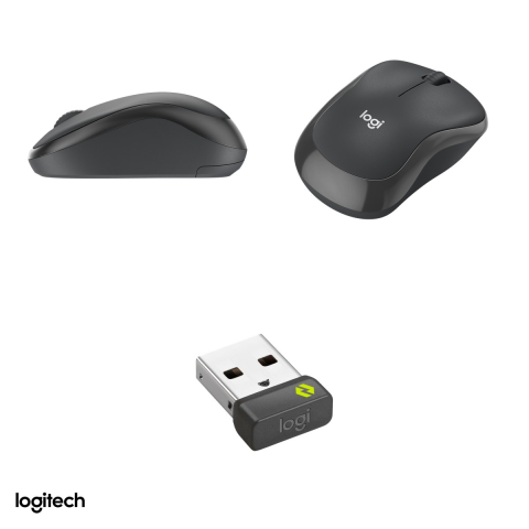 Mouse wireless Logitech M240 for Business, receptor Logi Bolt USB-A si Bluetooth, clicuri silentioase, 400-4000 DPI, 3 butoane, 1 baterie AA, grafit, 910-007182 [3]