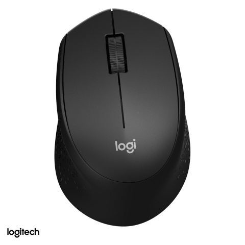 Accesorii IT - Mouse wireless Logitech M280, receptor USB nano 2.4 GHz, senzor optic 1000 DPI, 3 butoane, raza de lucru 10 m, 1 baterie AA, pentru mana dreapta, negru, 910-004287