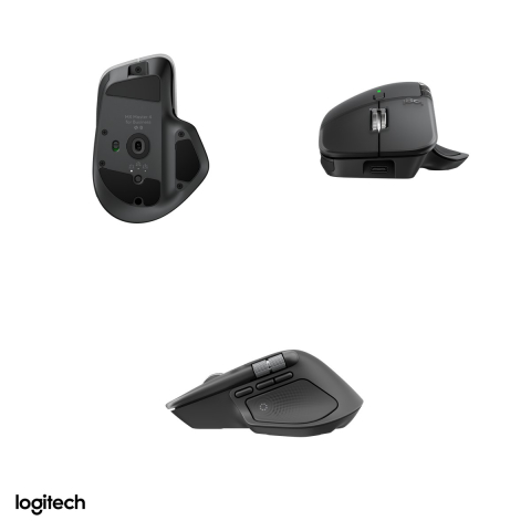 Mouse wireless Logitech MX Master 4 for Business cu feedback haptic, receptor Logi Bolt USB-C si Bluetooth, senzor Darkfield 200-8000 DPI, 8 butoane, Actions Ring, grafit, 910-007617 [3]