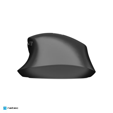 Mouse wireless Natec Kite, 2.4 GHz si Bluetooth 5.0, 3 dispozitive, senzor Blue Sense 4000 DPI care merge si pe sticla, 9 butoane, clicuri silentioase, scroll orizontal, negru, NMY-2347 [5]