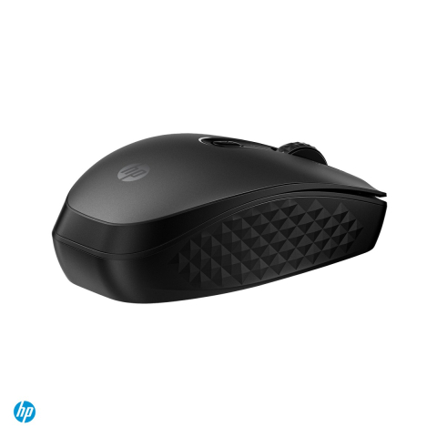 Mouse wireless reincarcabil HP 695, Bluetooth, incarcare Qi sau USB-C, 4000 DPI, 7 butoane, rotita 4-D, pana la 3 dispozitive, negru, 8F1Y4AA [4]