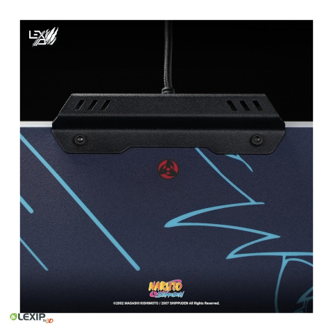 Mousepad gaming rigid Lexip Kakashi Kamui, Naruto Shippuden, iluminare RGB prin USB, 350 x 250 x 4 mm, cablu impletit 1,6 m, TSXLXMP0002 [4]