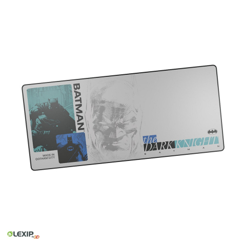 Mouse Pad Gaming - Mousepad gaming XXL flexibil Lexip Batman Gotham City, 900 x 400 x 4 mm, neopren lavabil, baza din latex antiderapanta, WAXLXMP0009