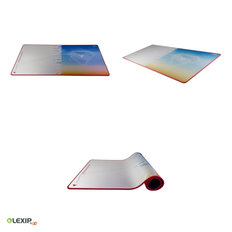 Mousepad gaming XXL flexibil Lexip Superman Sunset, 900 x 400 x 4 mm, neopren lavabil, baza din latex antiderapanta, WAXLXMP0002 [3]