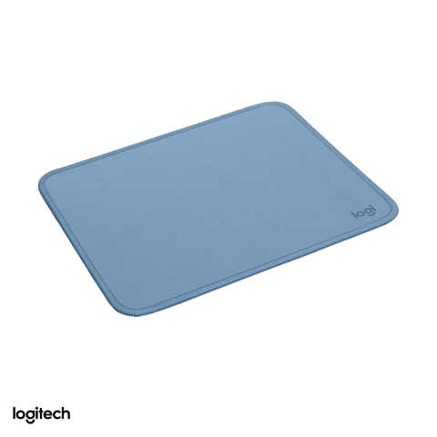 Design - Mousepad Logitech Mouse Pad Studio Series, 230 x 200 x 2 mm, strat anti-varsare, baza antiderapanta din cauciuc natural, albastru-gri, 956-000051