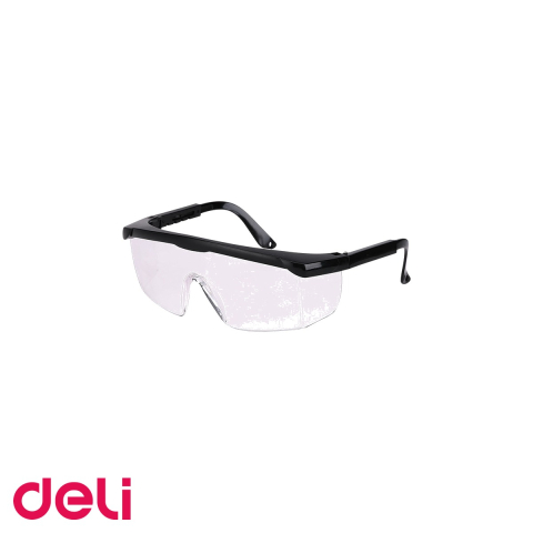Ochelari de protectie - Ochelari de protectie Deli, material rezistent, brate reglabile, pentru uz general