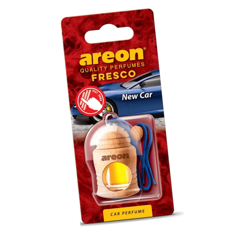 Odorizante auto - Odorizant auto Areon Fresco New Car, lichid, 4 ml, improspateaza aerul si elimina mirosurile neplacute, design compact
