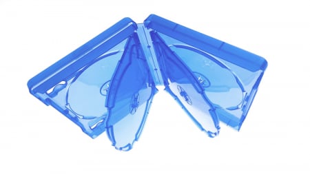 Carcase BD-R Blu-Ray - Carcasa 6 Blu-Ray 22 mm Blue 50 buc / cutie - CBR6S