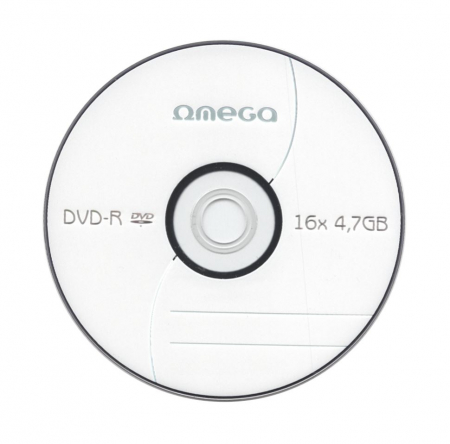 DVD-R inscriptibil - Set 50 DVD-R Omega, 4.7 GB, 16x